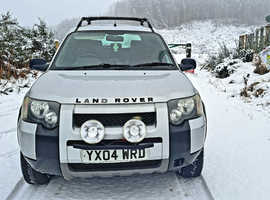 Land Rover Freelander, 2004 (04) Silver Estate, Manual Diesel, 116,684 miles
