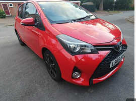 Toyota Yaris, 2015 (65) Red Hatchback, Manual Petrol, 63,540 miles