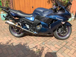 Kawasaki ZZR1400 2007 Ocean blue metallic full service history