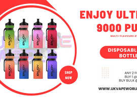 High Puff Water Bottle Vape - Enjoy Ultra 9000 for Sale