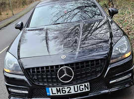Mercedes Slk, 2012 (62) Black Convertible, Automatic Diesel,
