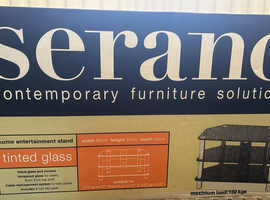 SERANO HOME ENTERTAINMENT TV STAND (NEW IN BOX)