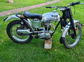 1960 BSA C15 trials bike, lots of alloy bits fitted, £3995.
