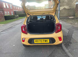 Kia Picanto, 2020 (70) Yellow Hatchback, Automatic Petrol, 26,800 miles