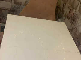 White 3in1 adjustable high gloss dining table 300 or offers