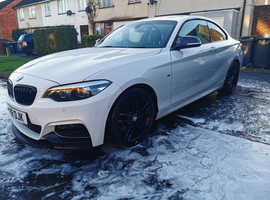 BMW 2 SERIES, 2018 (18) White Coupe, Automatic Petrol, 17,500 miles