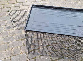 Medium Size Folding Metal Dog Crate
