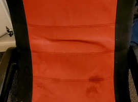 Red and black free gaming chair