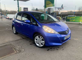 Honda Jazz, 2014 (64) Blue Hatchback, Manual Petrol, 76,000 miles