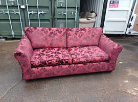 Red 4 seat sofa