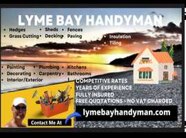 Lyme Bay Handyman - covering  Lyme Regis - Axminster - Honiton - Bridport - Sidmouth