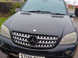 Mercedes M-CLASS, 2008 (08) Black Estate, Automatic Diesel, 146,794 miles