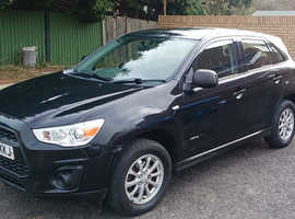 Mitsubishi Asx, 2013 (63) Black Hatchback, Manual Petrol, 98,000 miles
