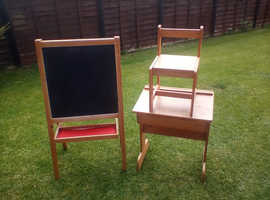 Desk and chair