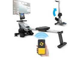 Blue fin blade rowing machine and tour exercise bike 5.0