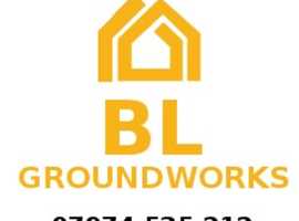 Groundworks, Site Clearance, Building Works & Machine Hire in Cardiff