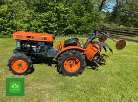KUBOTA B6000 4x4 COMPACT TRACTOR NO ELECTRONICS & WITH ROTAVATOR SEE VIDEO
