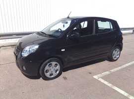 Kia Picanto, 2011 (11) Black Hatchback, Manual Petrol, 58,940 miles