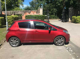 Toyota Yaris, 2012 (12) Red Hatchback, Cvt Petrol, 28909 miles