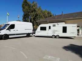 Caravan delivery service.