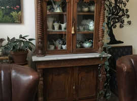 Absolutely Stunning Antique Display Cabinet /Glazed Bookcase