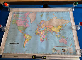 Map of the World - Wall Map