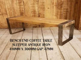 CAST IRON AND ANTIQUE IRON EFFECT TABLE AND COFFEE TABLE FRAMES FROM £51