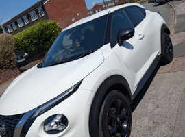 Nissan Juke, 2020 (20) White Hatchback, Semi auto Petrol, 41,000 miles