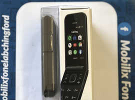 Brand New Nokia 2720 Black Dual Sim Flip Phone 2G Version Big Keypad Buttons