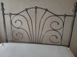 Metal headboard