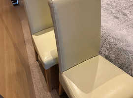 Cream chairs