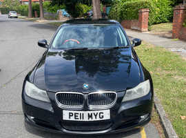 BMW 3 Series, 2011 (11) Black Saloon, Manual Diesel, 128,101 miles