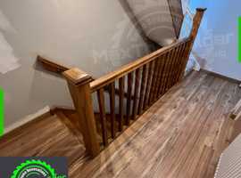 Oak Stairs - high-quality laminated or oak stairs cladding.