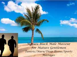 Mature Black M2M Masseur