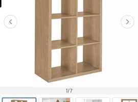 White Bookcase (dimensions: 145.5 cm height, 39.1 cm width, 75.9 cm depth)   Price: £40