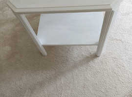 White  Wooden side/coffee table