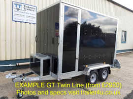 NEW Box Trailers available from 3x3ft to 10x6ft and up to 1800kg MGW.
