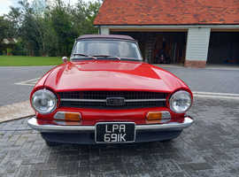 Triumph Tr6, 1972 (K) Red Convertible, Manual Petrol, 27,330 miles