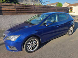 Seat Leon, 2019 (19) Blue Hatchback, Manual Petrol, 50,595 miles