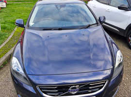 Volvo V40, 2015 (64) Blue Hatchback, Manual Diesel, 92,479 miles