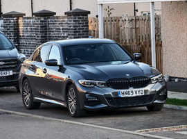 BMW 3 Series, 2019 (69) Grey Saloon, Automatic Petrol Hybrid, 62,000 miles