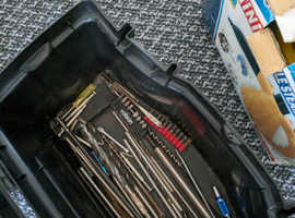 Drill Bits and Box For Sale