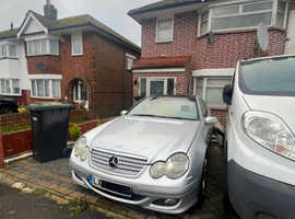 Mercedes C CLASS, 2004 (54) Silver Coupe, Automatic Petrol, 93,881 miles