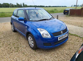 Suzuki Swift, 2009 (09) Blue Hatchback, Manual Petrol, 90,525 miles