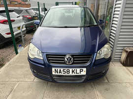 Volkswagen Polo, 2008 (58) Blue Hatchback, Automatic Petrol, 109,869 miles