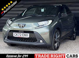 Toyota AYGO X, 2022 (72) Green Hatchback, Automatic Petrol, 24,334 miles