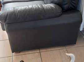 DFS Hackney - Graphite  Leather sofa living room, Modern leather