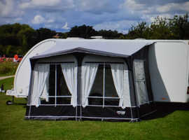 Caravan awning Camptech Duchess 340 all Season awning Fits Caravans up to 2.5M 8 ft 4 inches Tall.
