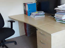 Office Desk with Drawers
