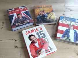 4 x Jamie Oliver cook books now reduced